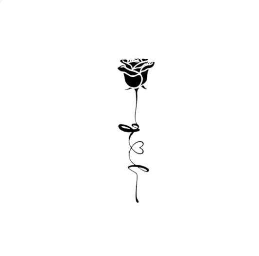 Autocollants Rose Glarys